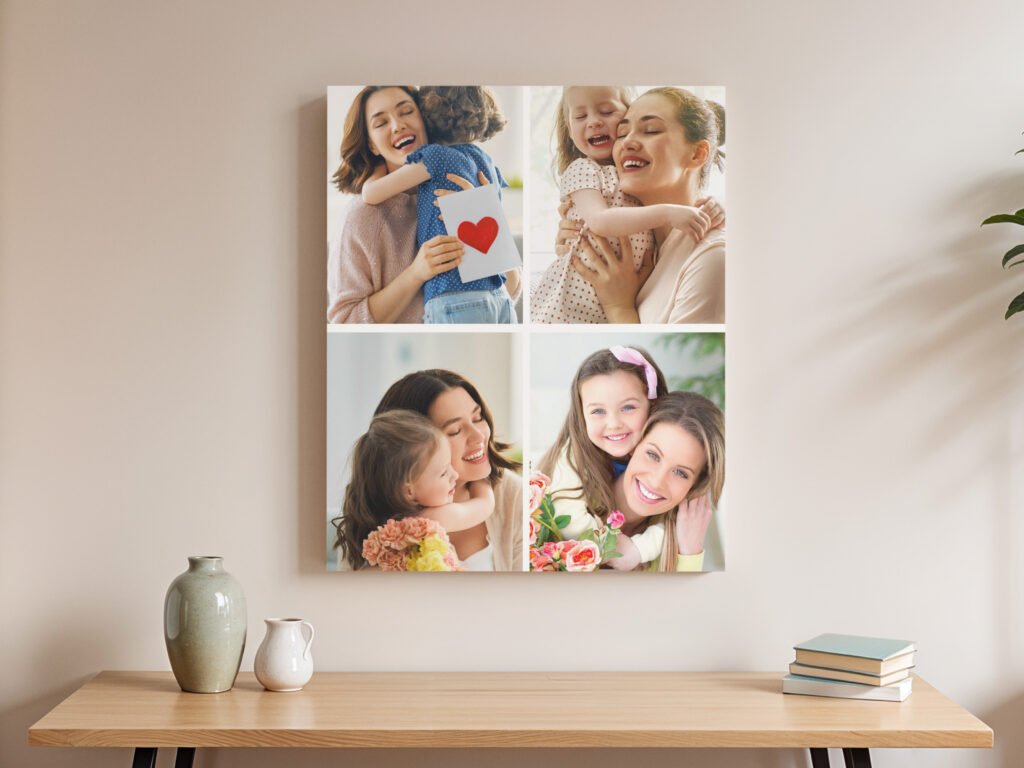 Canvas Personalizat Vertical - 4 Poze