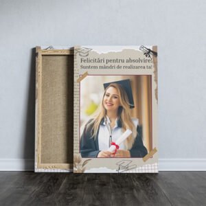 Tablou Personalizat - Cadou Absolvire Liceu sau Facultate