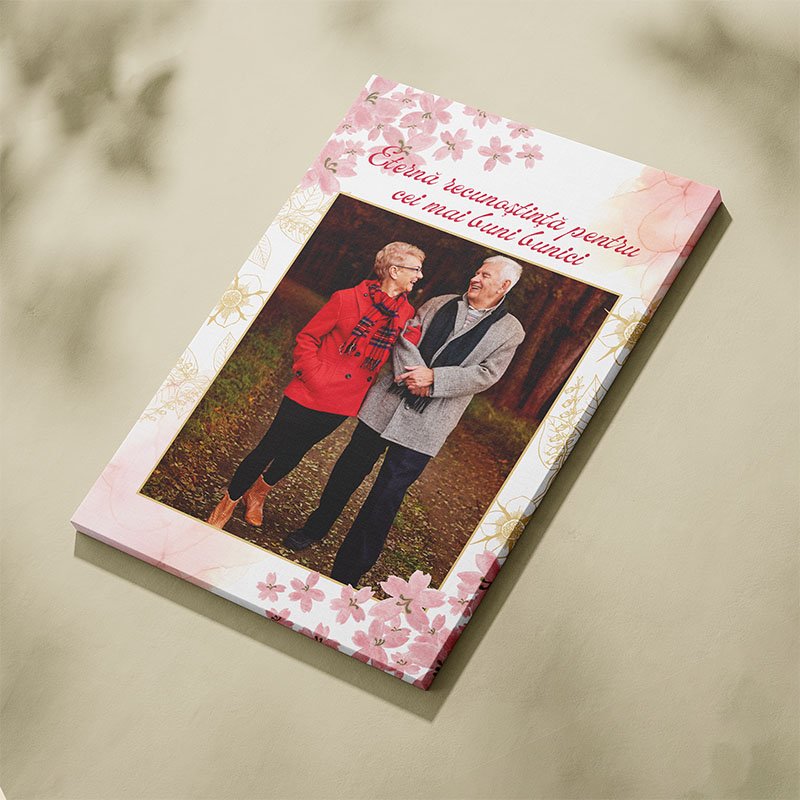 Canvas Personalizat Aniversare Bunici Canvas Personalizat Aniversare Bunici - imagine 3