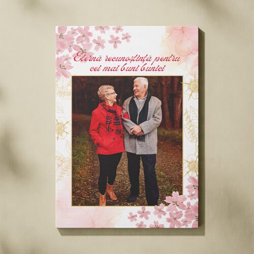 Canvas Personalizat Aniversare Bunici Canvas Personalizat Aniversare Bunici