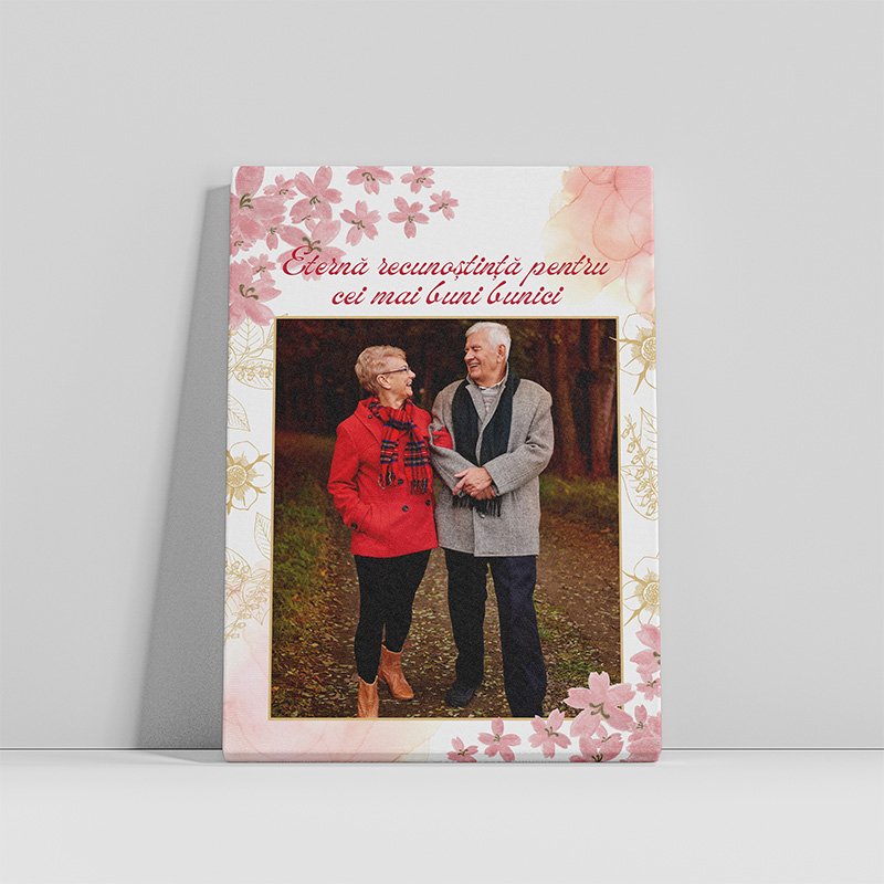 Canvas Personalizat Aniversare Bunici Canvas Personalizat Aniversare Bunici - imagine 2