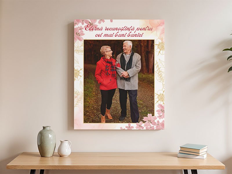 Canvas Personalizat Aniversare Bunici Canvas Personalizat Aniversare Bunici - imagine 4