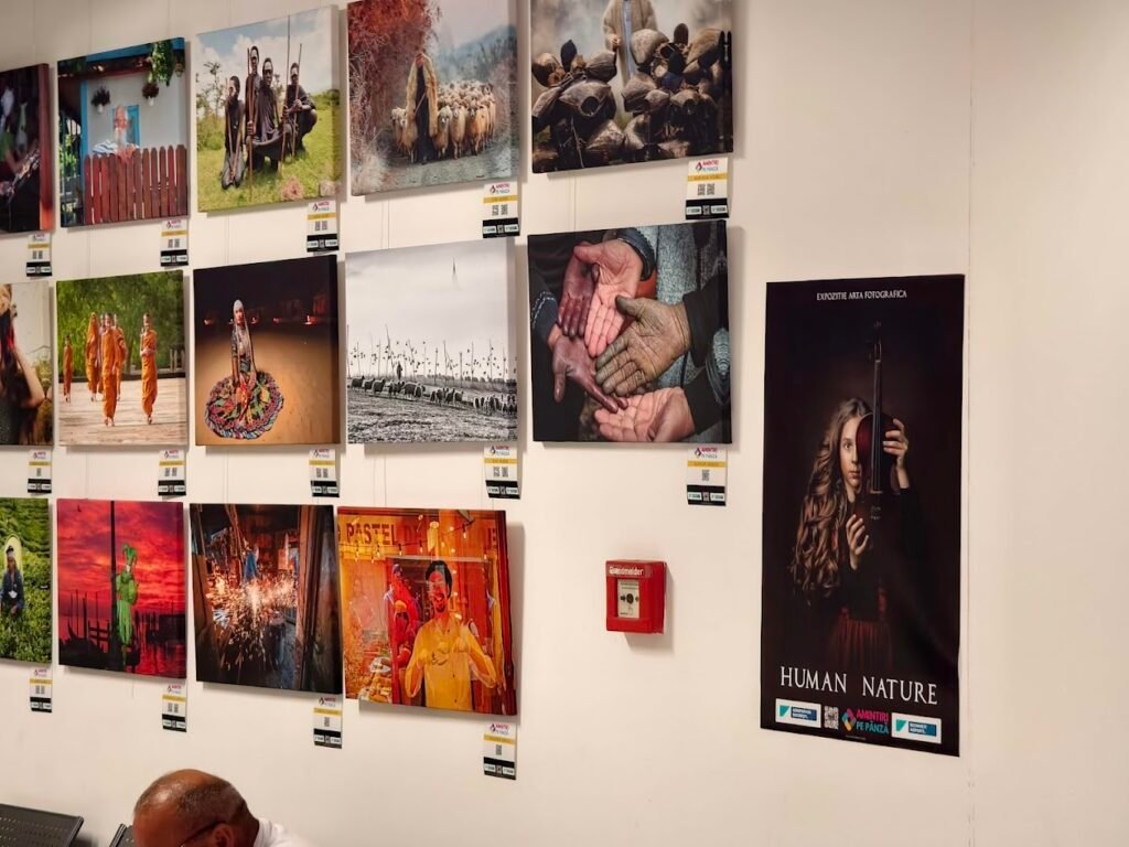 Expozitia "Human Nature" aduce imagini inedite ale unor fotografi români printate pe tablouri canvas personalizate in Aeroportul Otopeni.