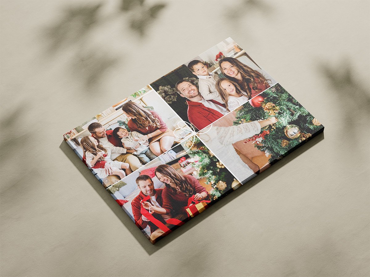 Tablou Canvas Personalizat – Colaj 4 Imagini cu Design de Cadou – Orizontal Tablou Canvas Personalizat - Colaj 4 Imagini cu Design de Cadou - Orizontal - imagine 3