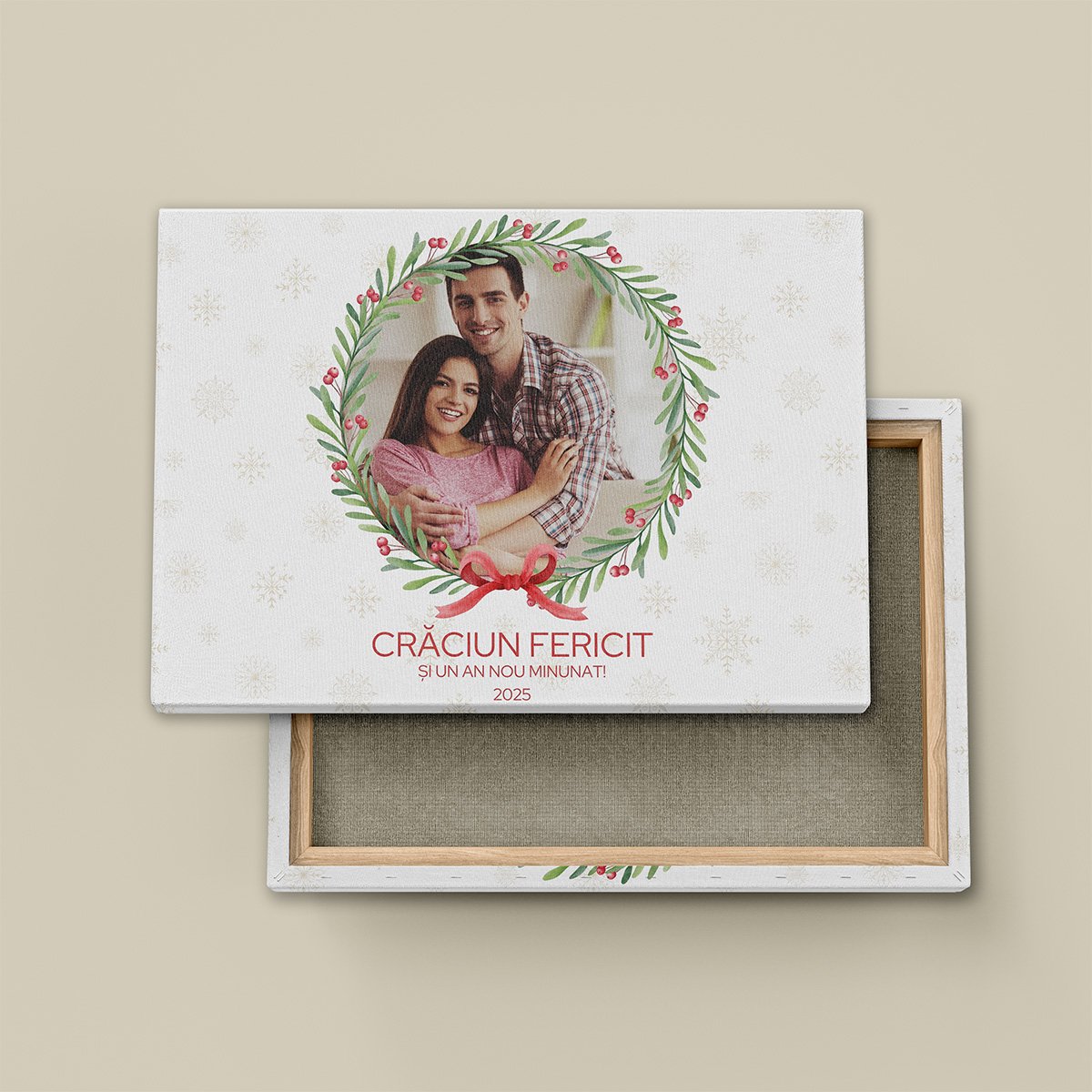 Tablou Canvas Personalizat – “Coroniță Festivă” – Orizontal Tablou Canvas Personalizat - "Coroniță Festivă" – Orizontal - imagine 2