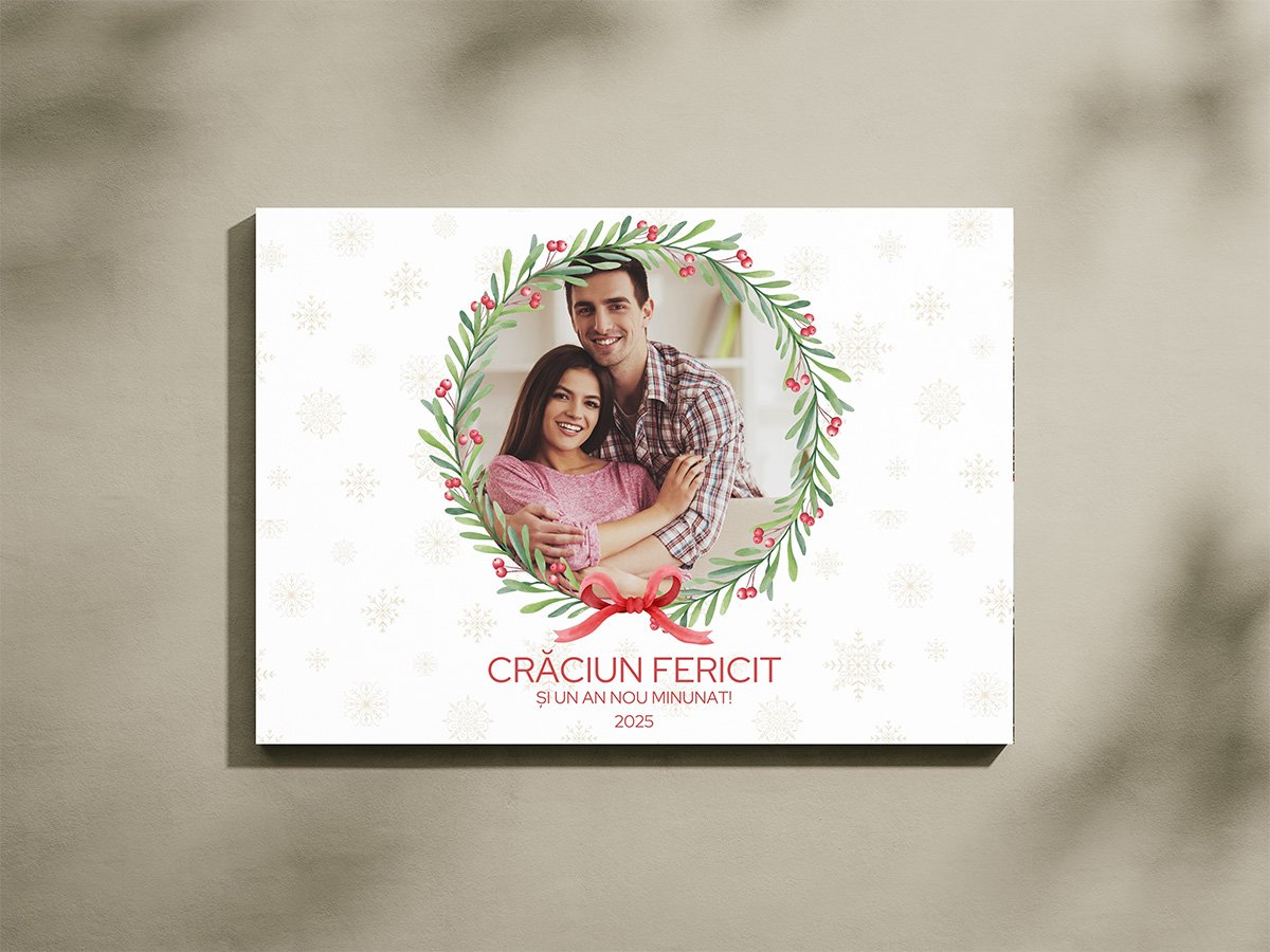 Tablou Canvas Personalizat – “Coroniță Festivă” – Orizontal Tablou Canvas Personalizat - "Coroniță Festivă" – Orizontal - imagine 3