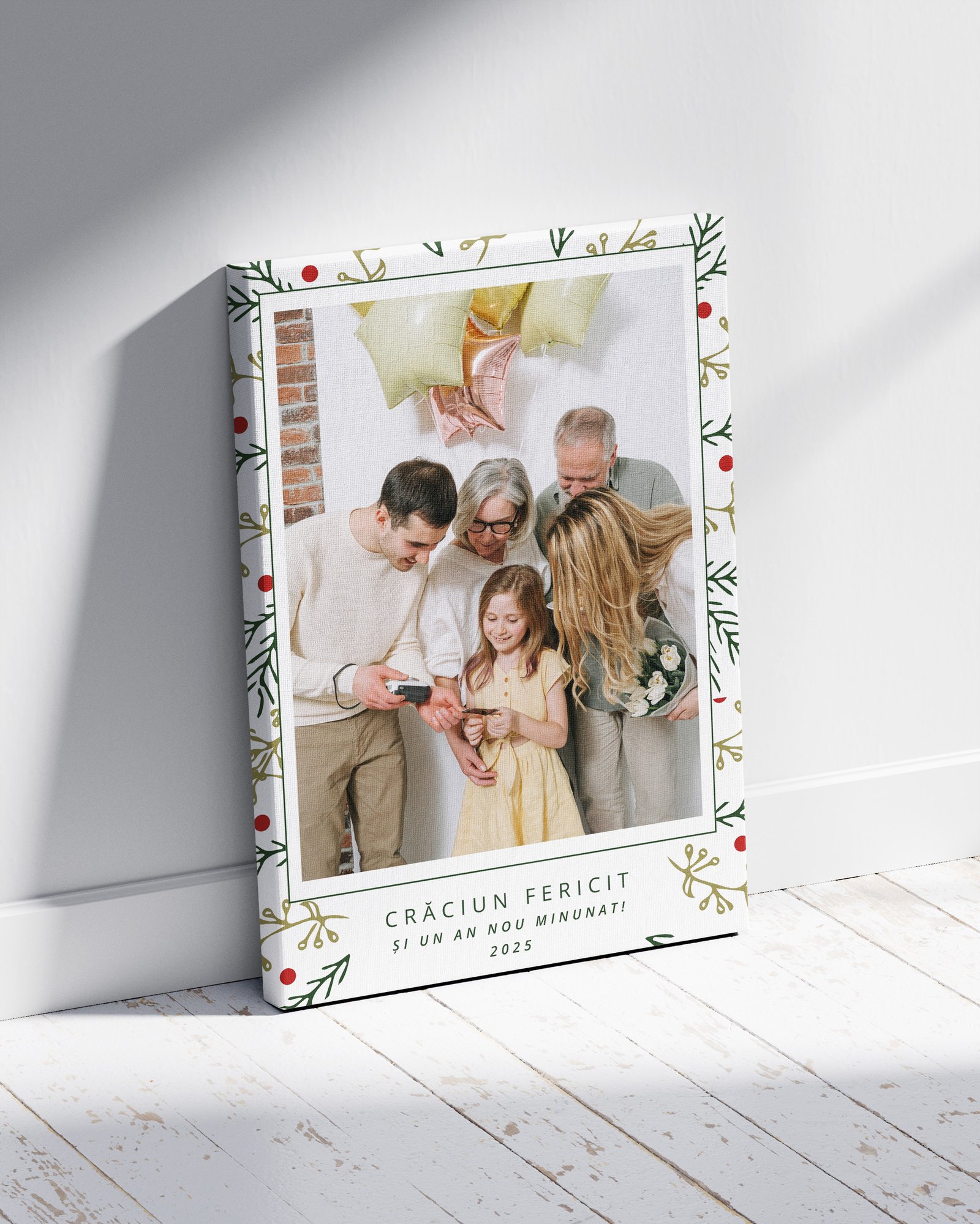 Canvas Vertical cu O Poză – Crăciun Fericit Canvas Vertical cu O Poză - Crăciun Fericit - imagine 6