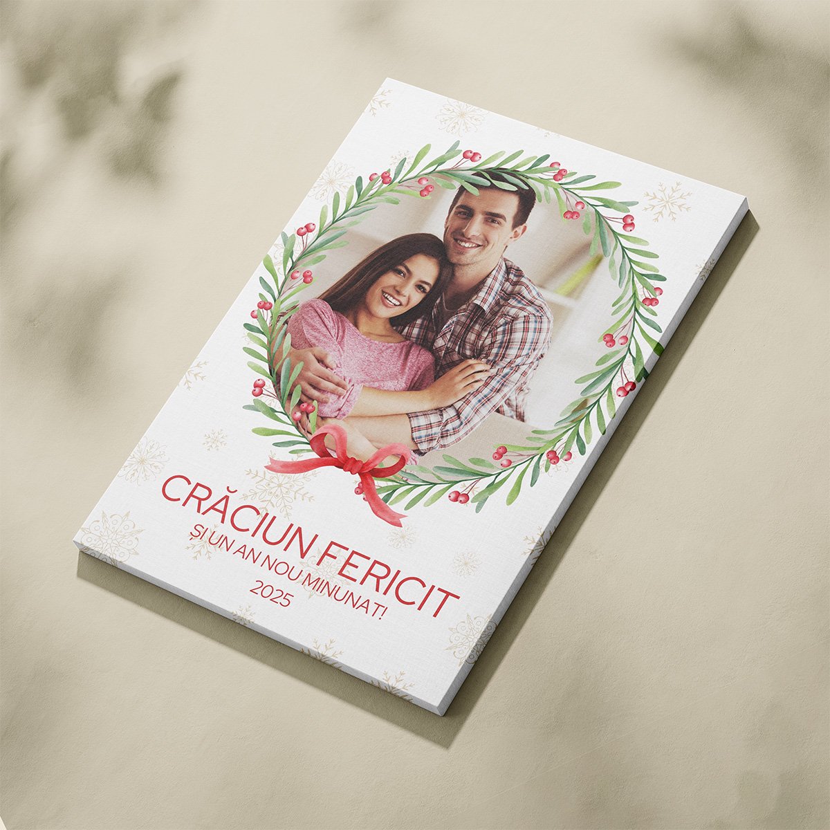 Tablou Canvas Personalizat – “Coroniță Festivă” – Vertical Tablou Canvas Personalizat - "Coroniță Festivă" – Vertical - imagine 7