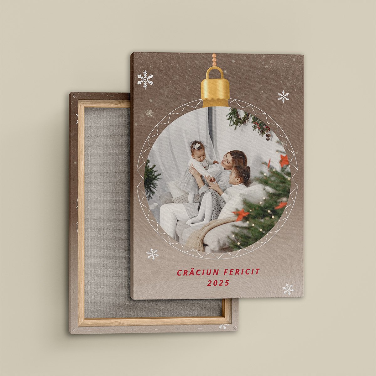 Tablou Canvas Personalizat – “Glob Crăciun” – Vertical Tablou Canvas Personalizat - "Glob Crăciun" – Vertical - imagine 7